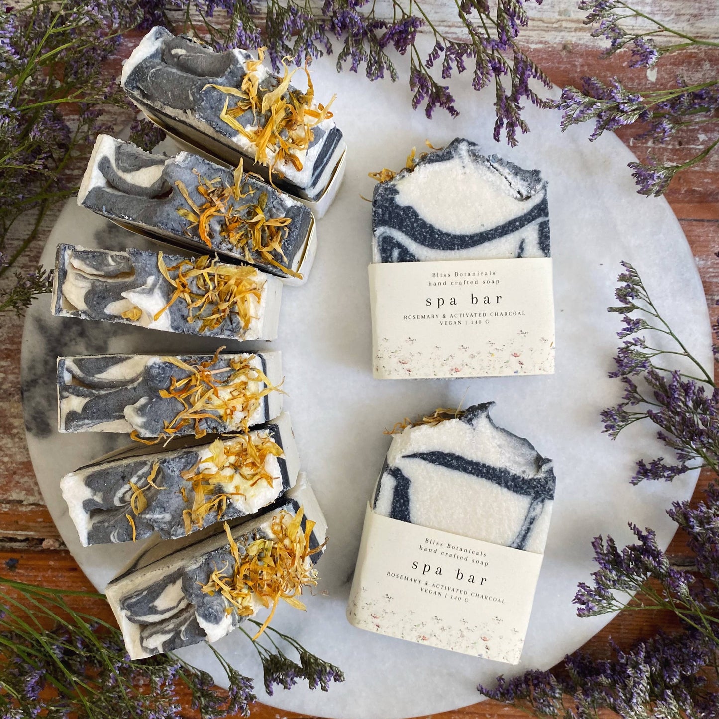 Rosemary & Activated Charcoal Spa Bar
