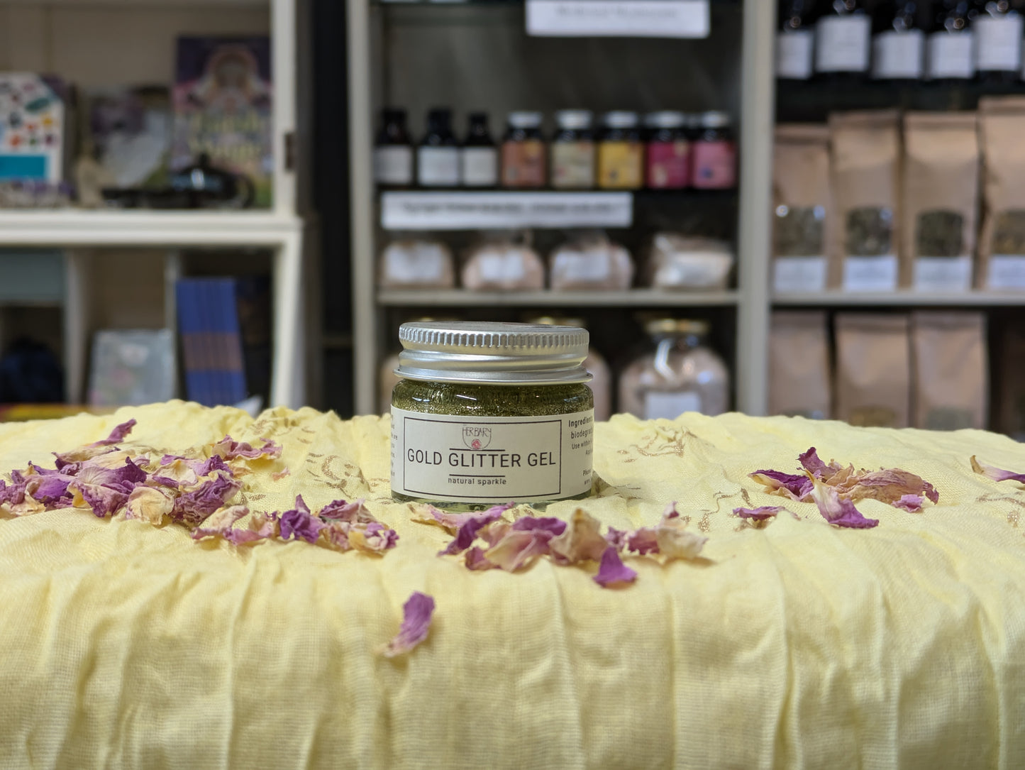 Gold Glitter Gel 15ml