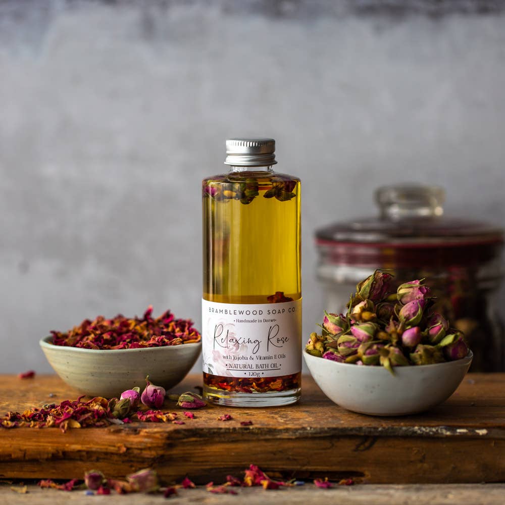 Relaxing Rose Natural Bath Oil