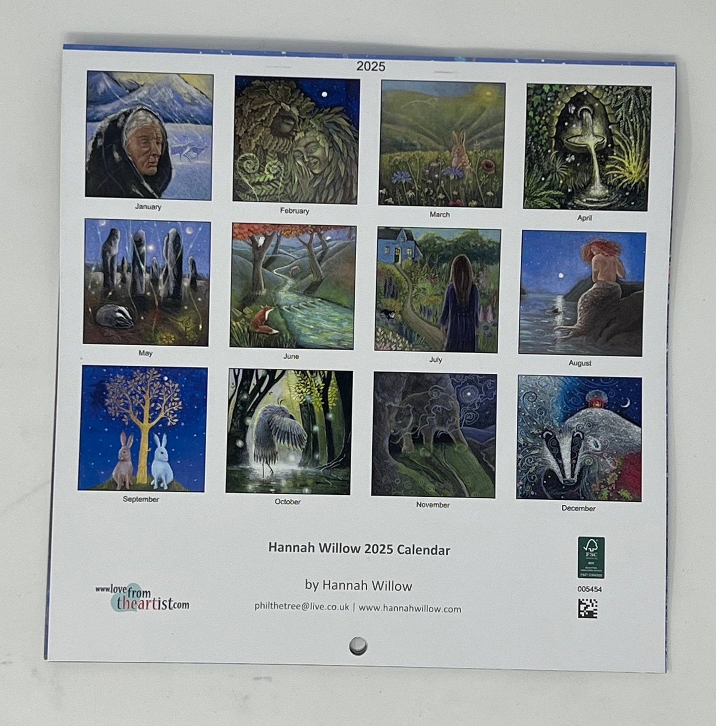 Hannah Willow 2025 Calendar - The Herbary
