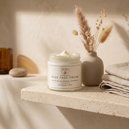 Rose Face Cream with Rosehip Oil & Rose Water