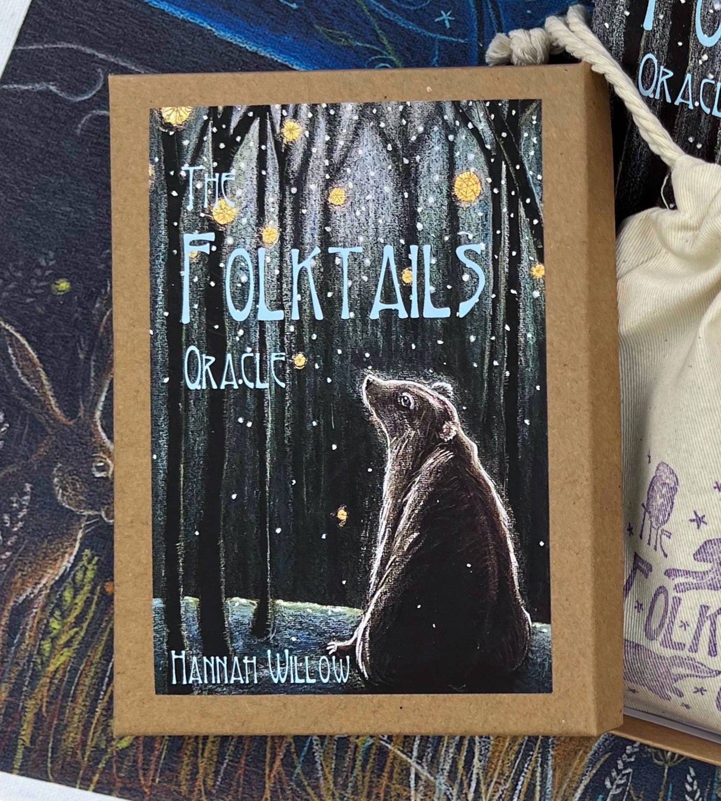 The Folktails Oracle deck, set of 36 cards and handmade book