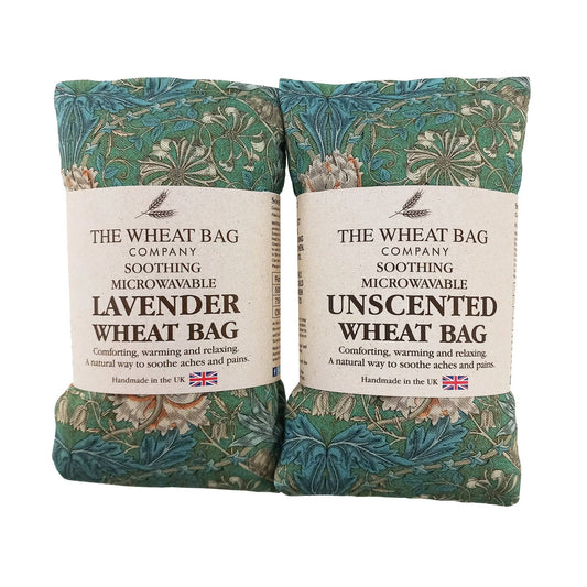 William Morris Honeysuckle Seaspray Cotton Wheat Bag product image from The Herbary