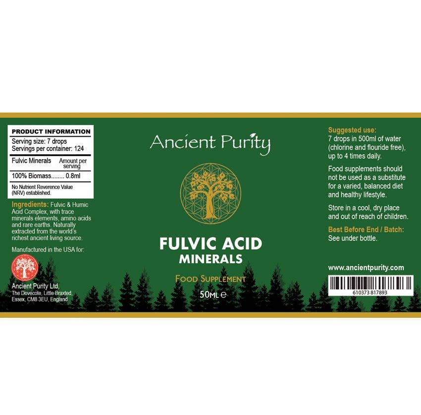 Fulvic Acid Minerals - 50ml 