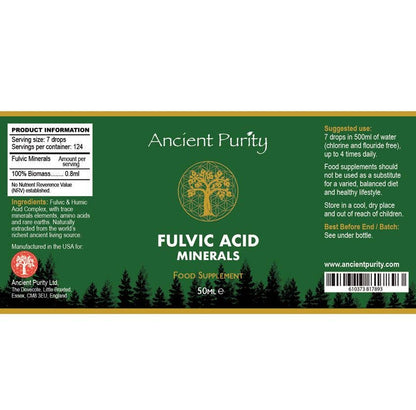 Fulvic Acid Minerals - 50ml 