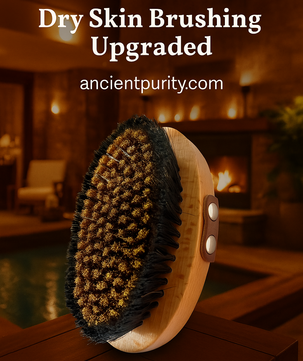 Ionic Copper Body Brush | Upgraded Dry Skin Brushing 