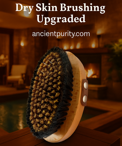 Ionic Copper Body Brush | Upgraded Dry Skin Brushing 
