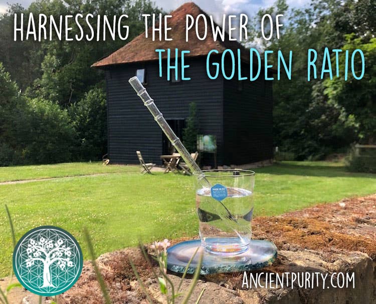 Glass Vortex Straw | Spring Water Energy | Sacred Geometry