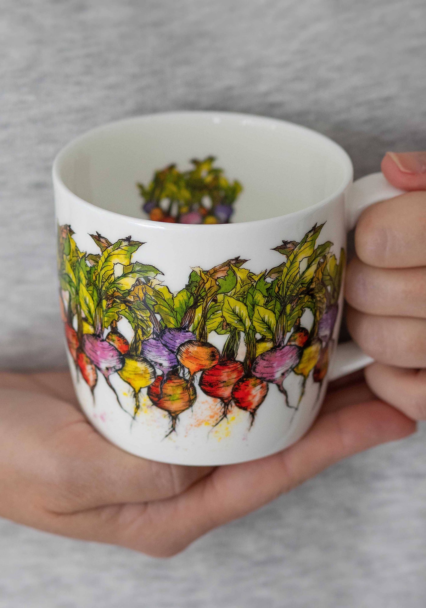 Radish Bone China Mug