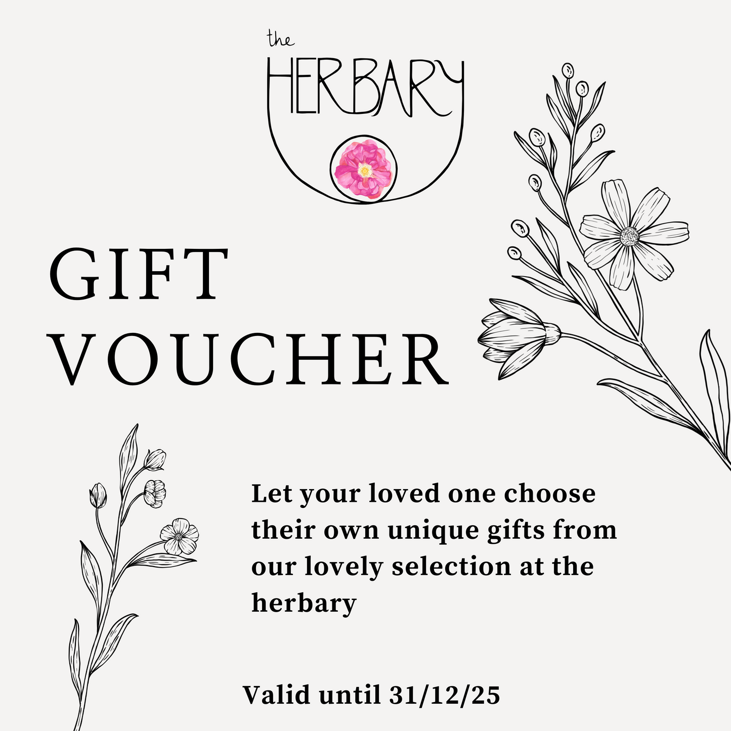 The Herbary Gift Voucher