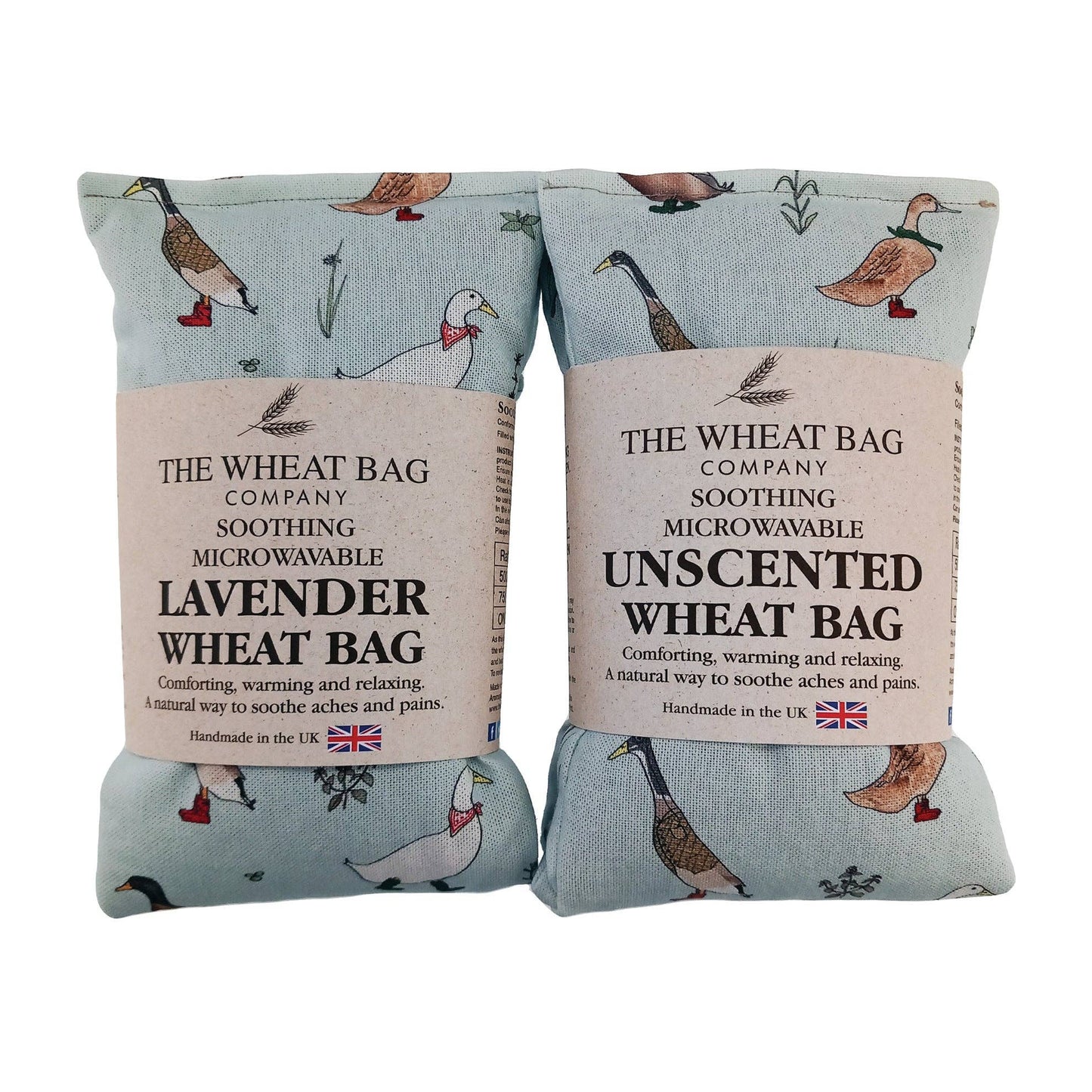 Wellie Boot Ducks Cotton Wheat Bag