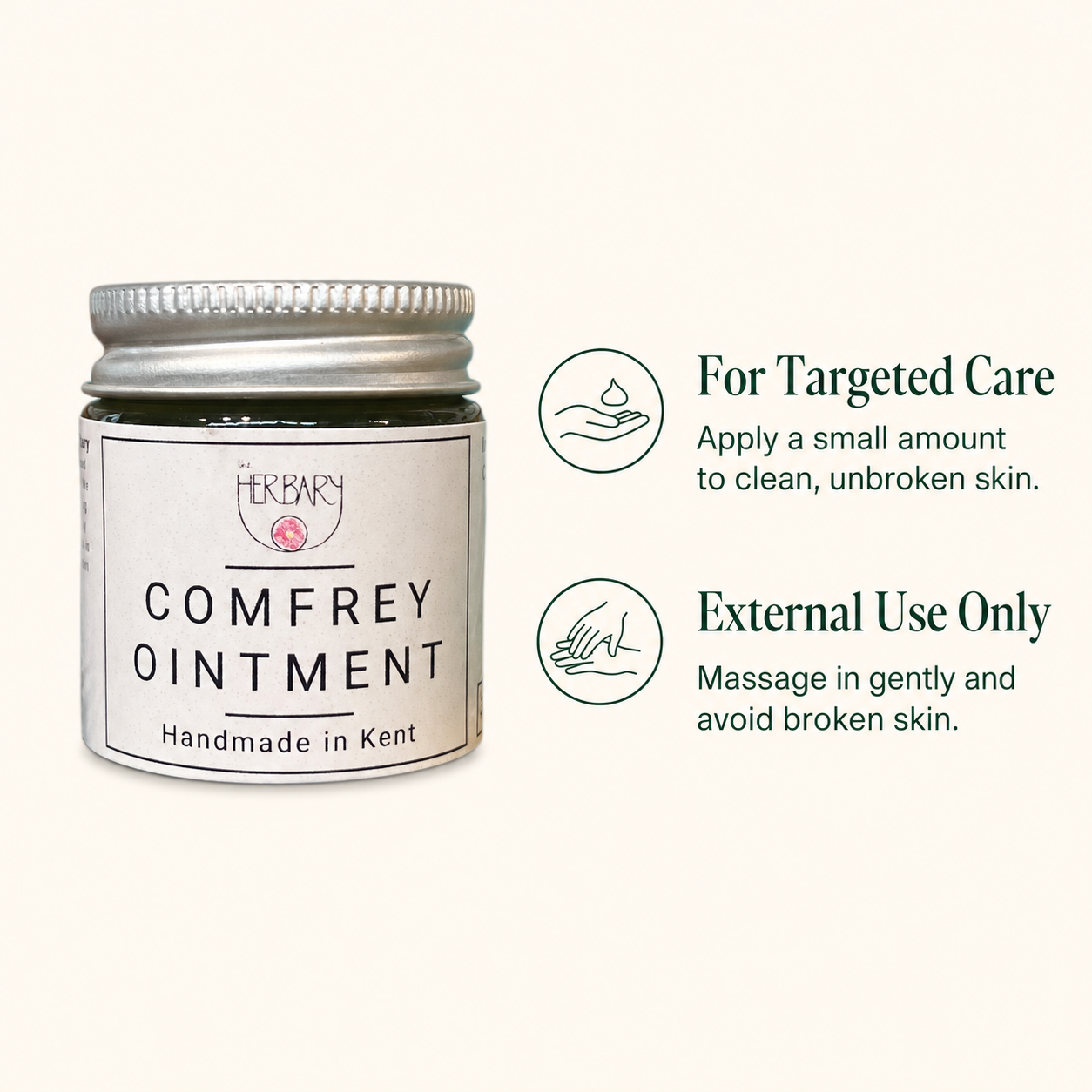Comfrey Ointment — directions and ritual graphic