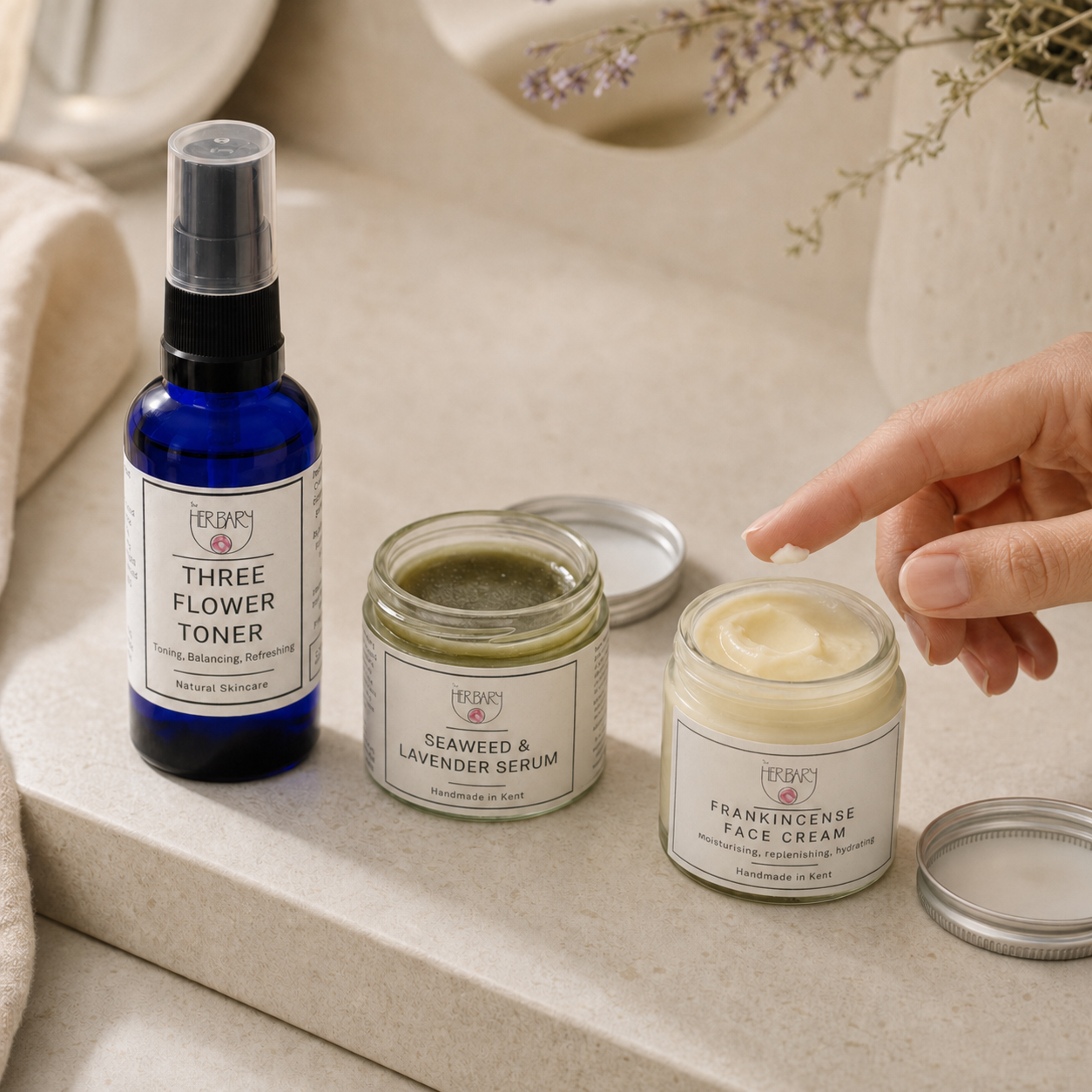 Daily Facial Ritual three-step skincare routine
