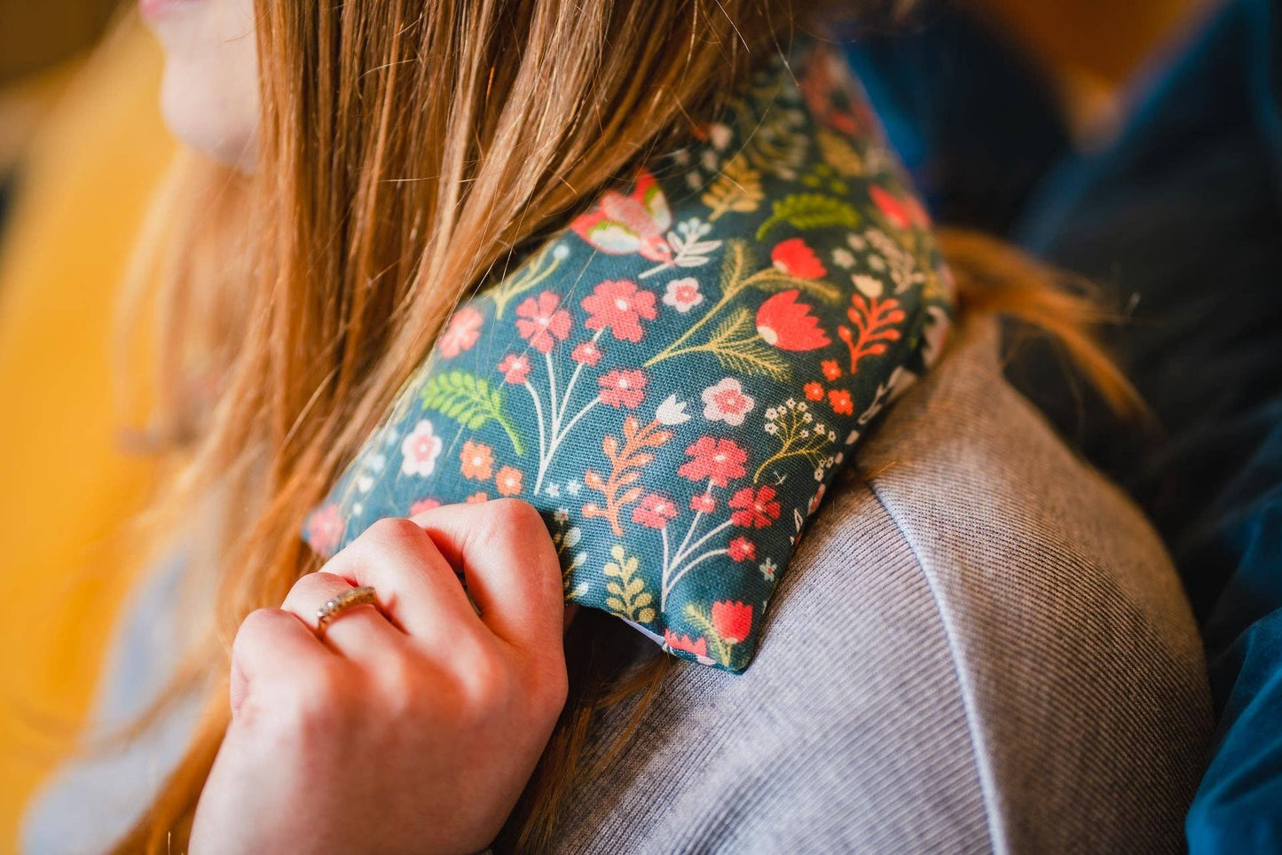Garden Fern, Green Cotton Wheat Bag