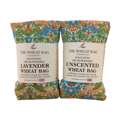 William Morris Strawberry Thief Sky Cotton Wheat Bag