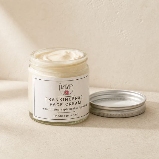 Frankincense Face Cream by The Herbary — clean product view