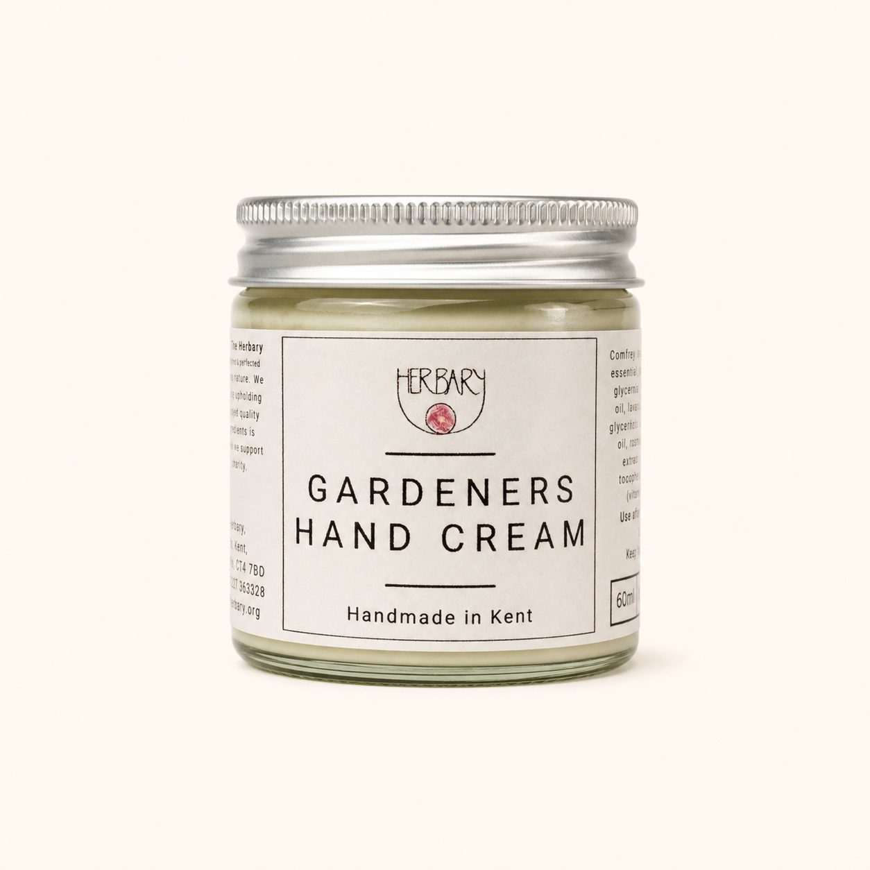 Gardeners Hand Cream — clean product shot on warm cream