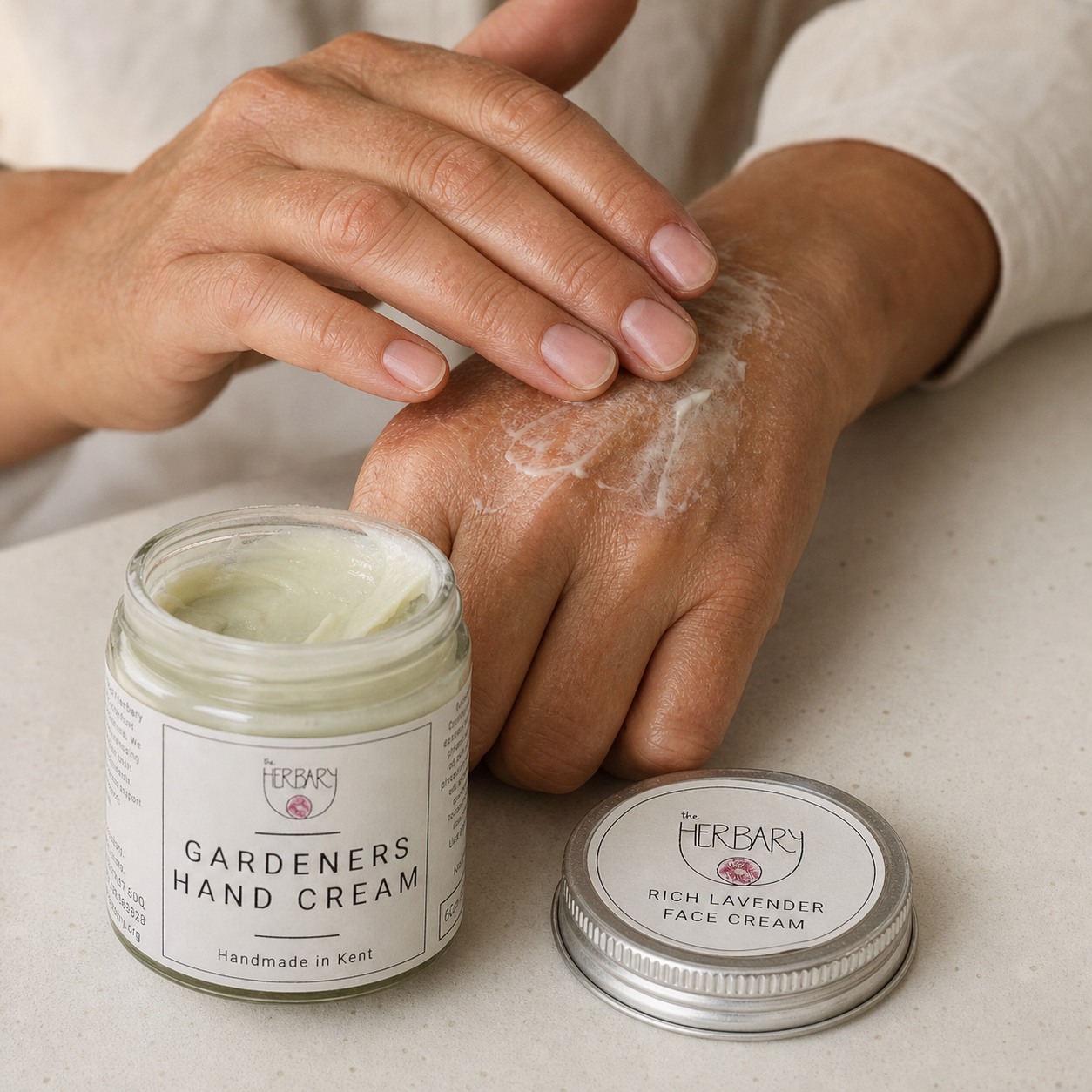 Gardeners Hand Cream — realistic use and application