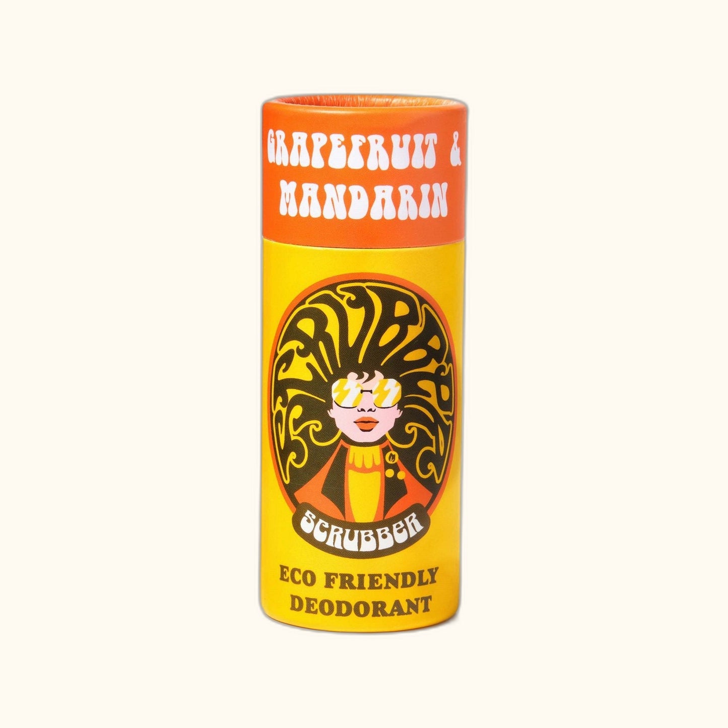 Grapefruit and Mandarin Normal on clear cream background