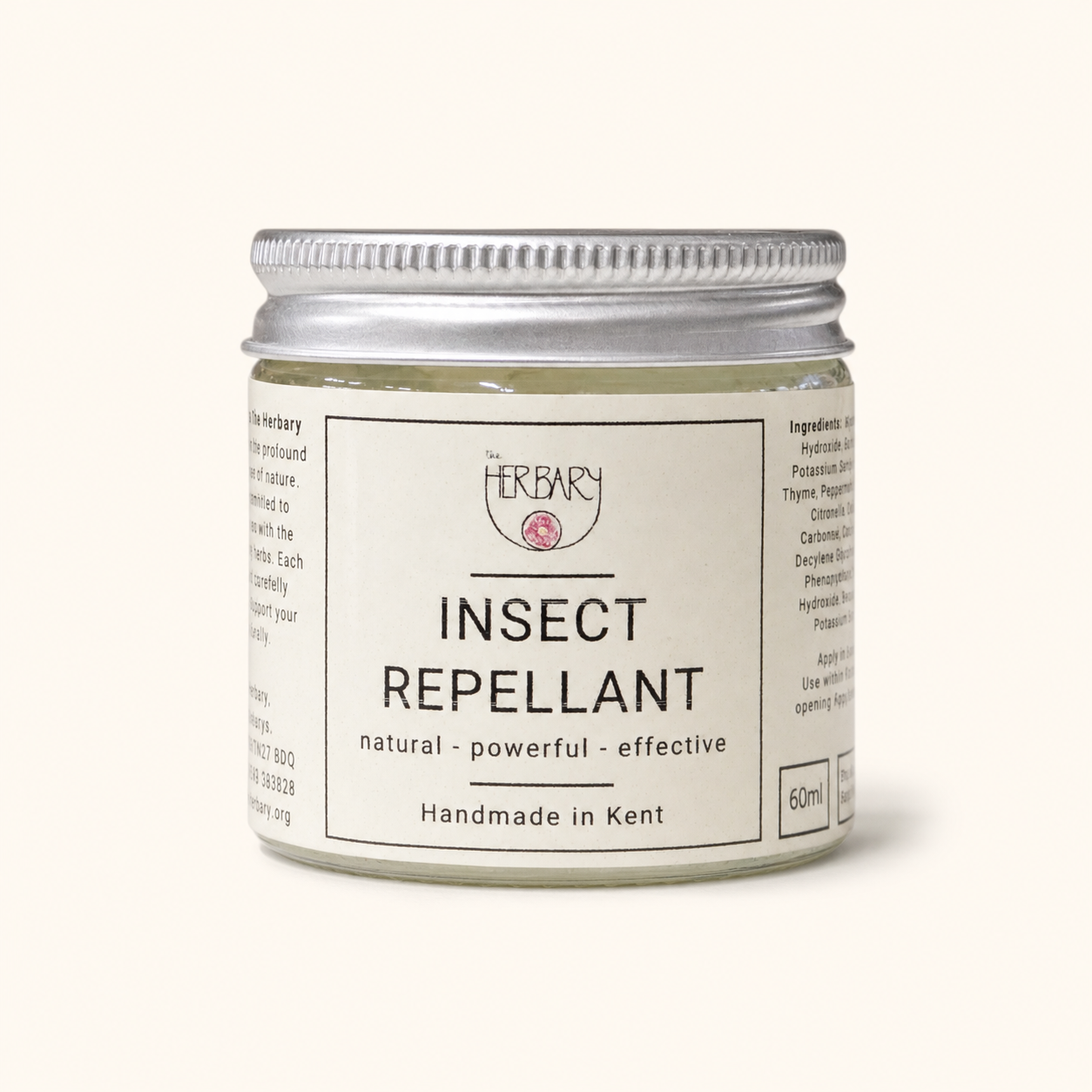 Insect Repellant 60g — clean product shot on warm cream