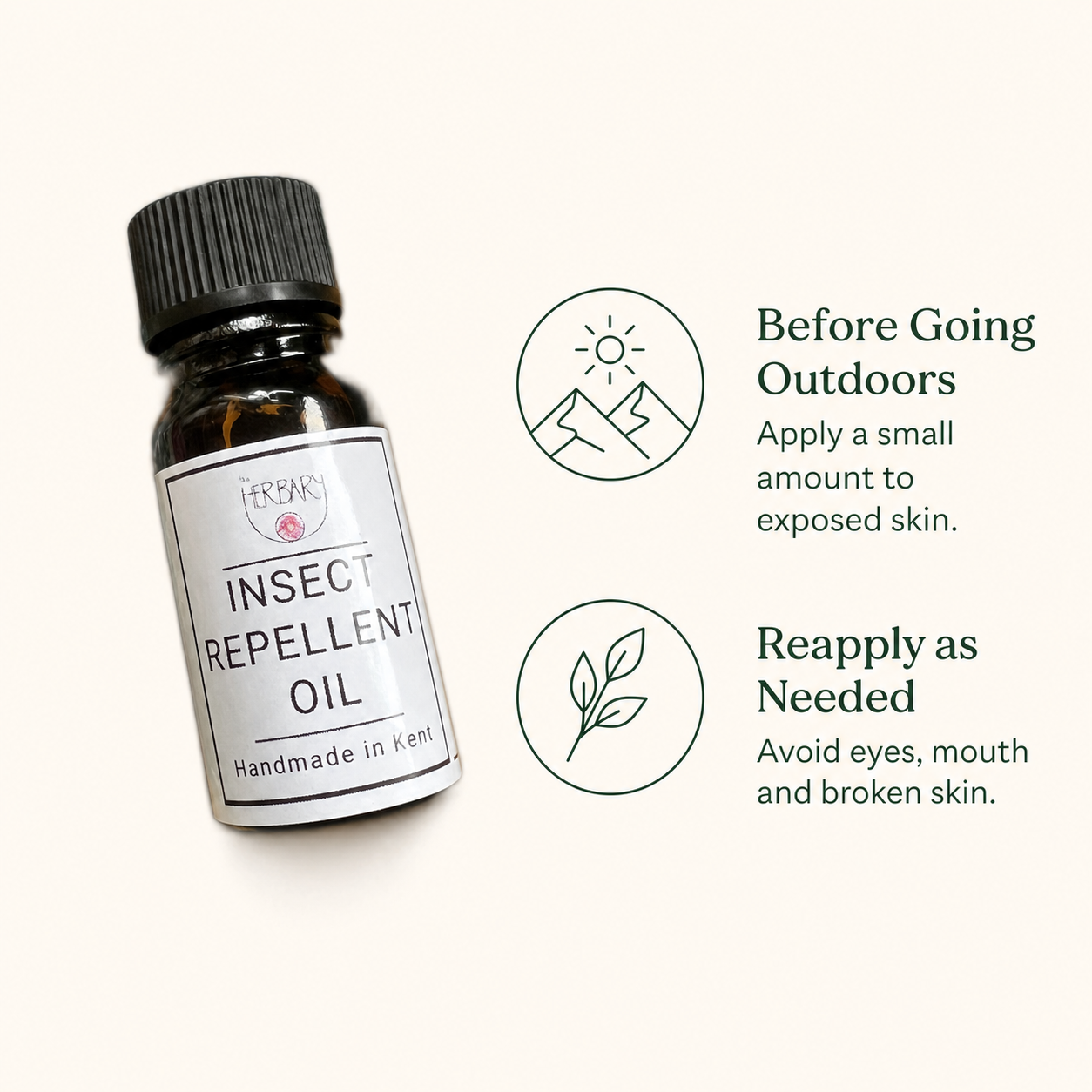 Insect Repellant Oil 10ml — directions and ritual graphic