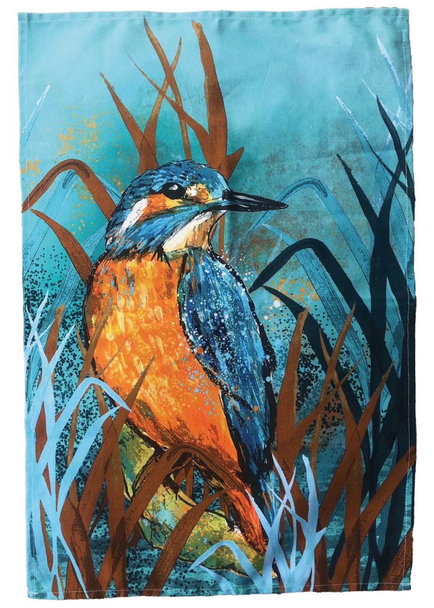 Kingfisher Tea Towel - The Herbary