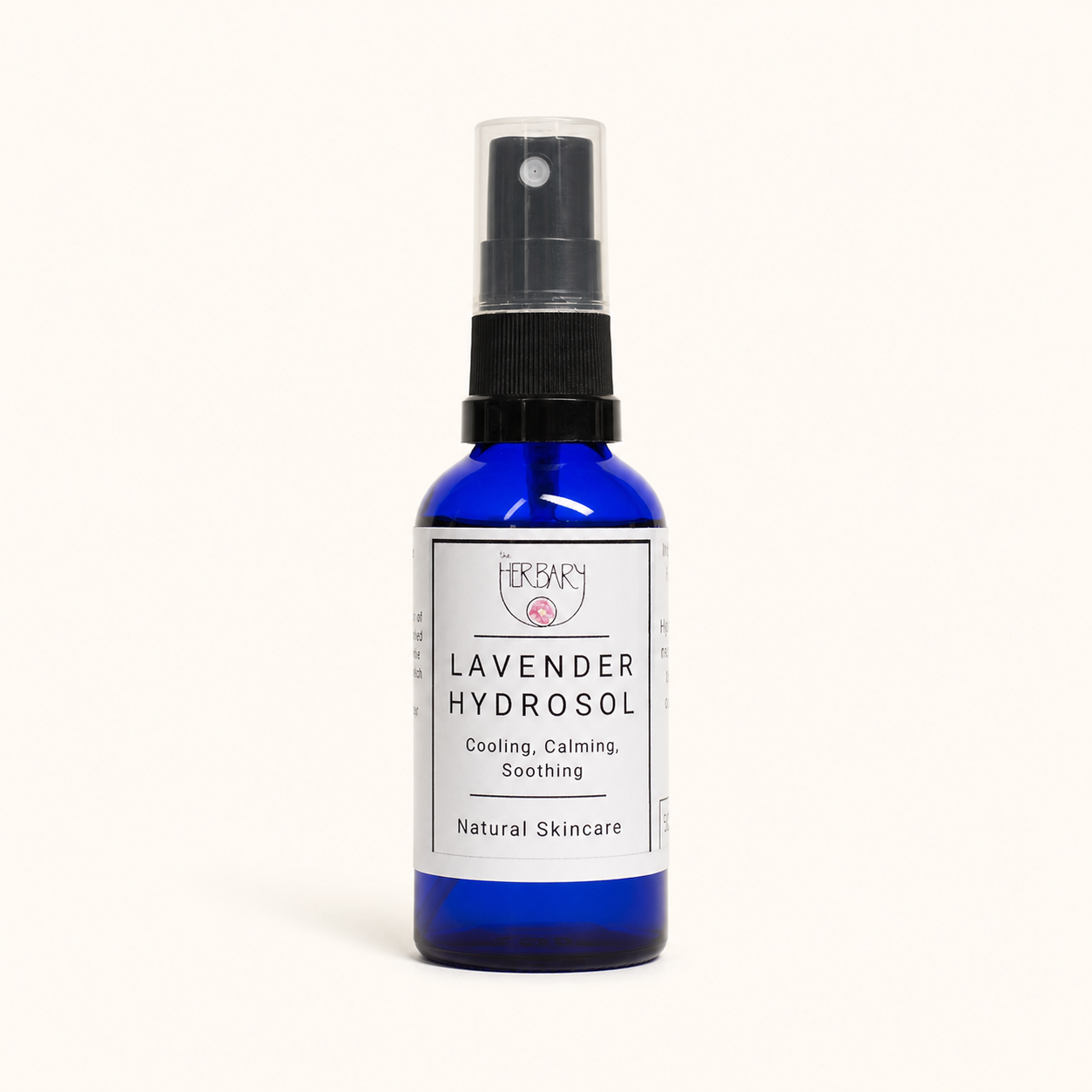 Lavender Hydrosol 50ml — clean product shot on warm cream