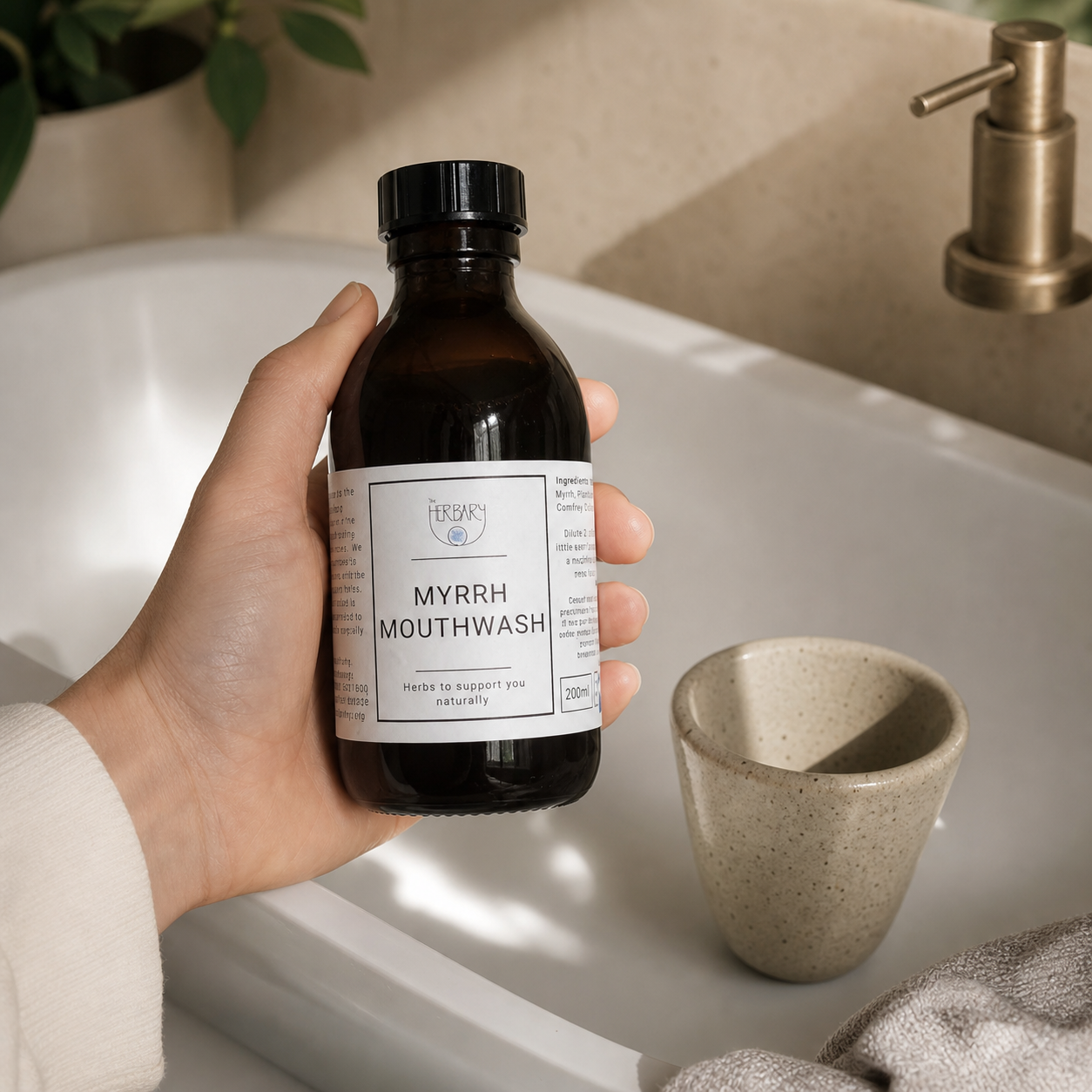 Myrrh Mouthwash — realistic use and application