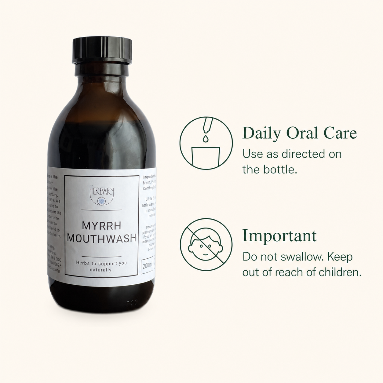 Myrrh Mouthwash — directions and ritual graphic