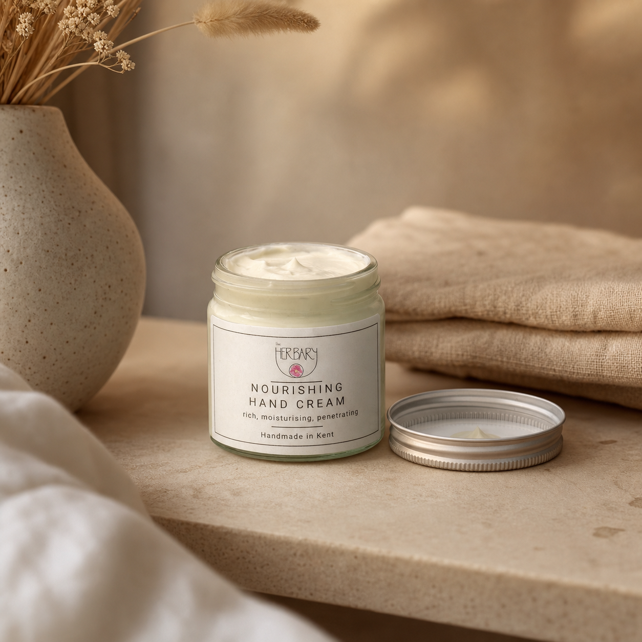 Nourish Hand Cream — premium lifestyle scene
