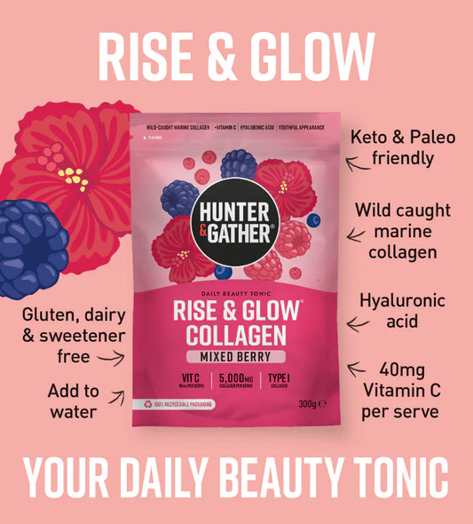 Rise and Glow Collagen Powder - Hunter & Gather