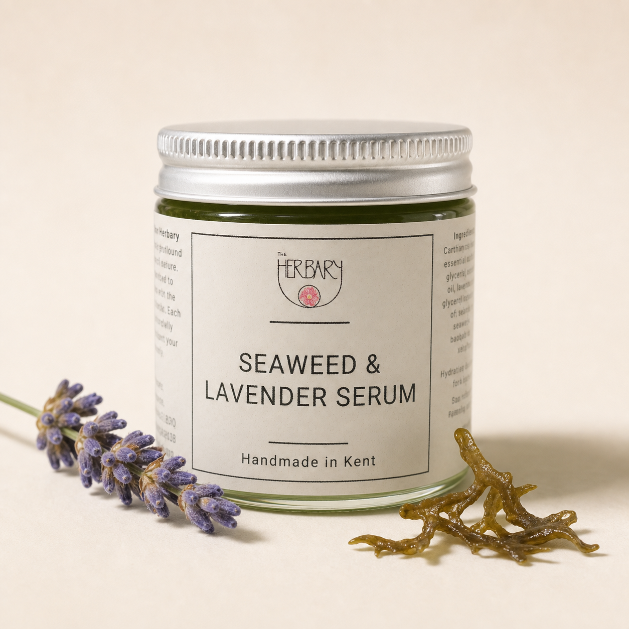 Seaweed and Lavender Face Serum 60ml included in the Calm Skin Ritual